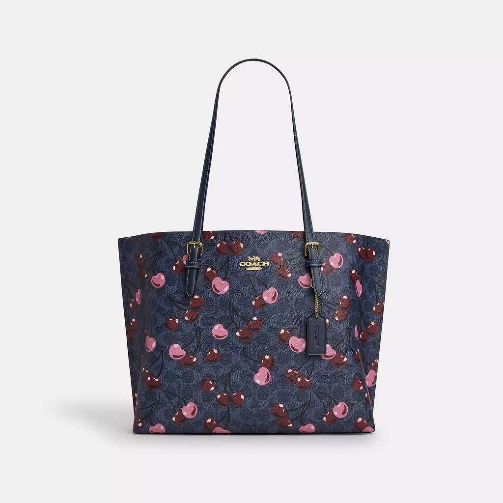 Coach Mollie Tote Bag CAQ65 モリー トート バッグ フルーツ柄 NWT Coach Mollie Tote Bag With Strawberry Print CAQ65 | eBay
