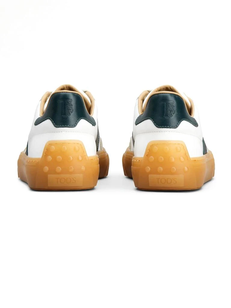 Tod's White Calf Leather Sneakers 2