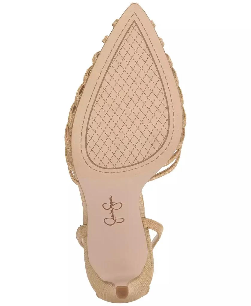 Jessica Simpson Women's Paveri Huarache Strappy Stiletto Pumps 5