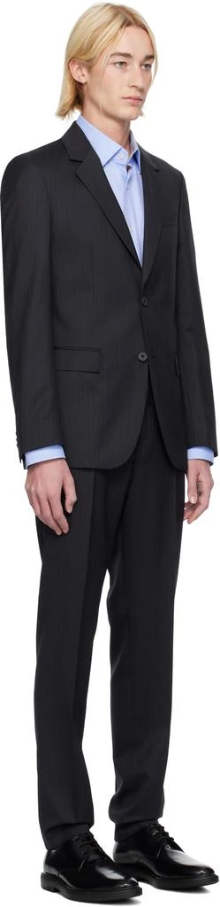 Hugo Boss Navy Striped Suit 2