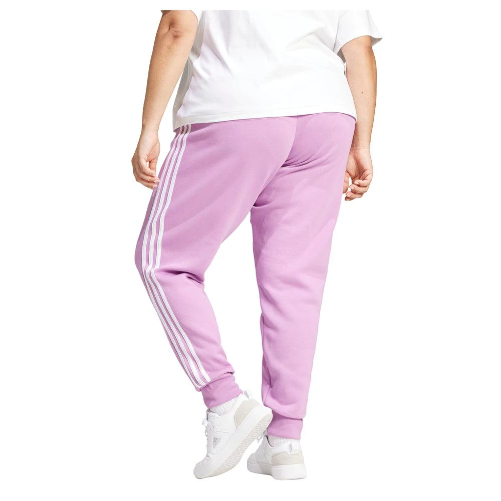 Adidas Essentials 3-Stripes Fleece Joggers (Plus Size) 3
