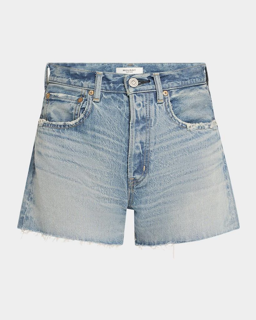 MOUSSY VINTAGE Bayville Cut-Off Denim Shorts 1