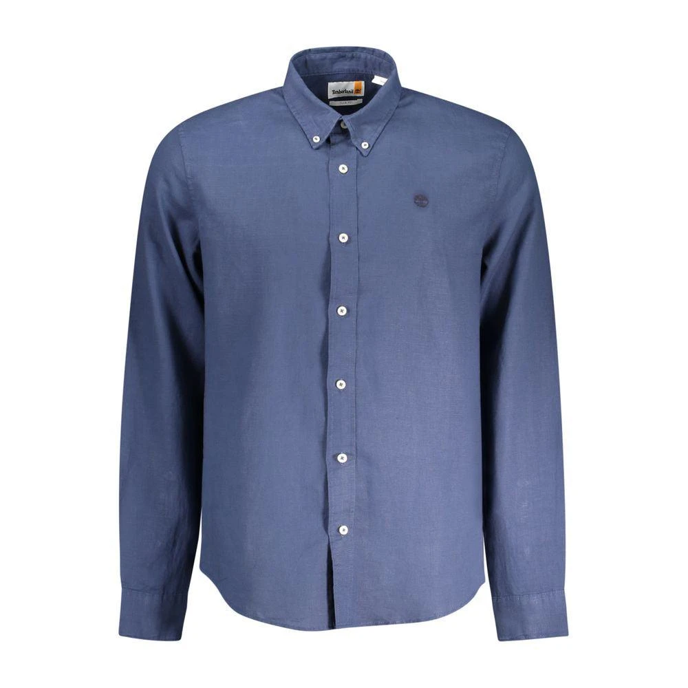 Timberland Timberland Blue Cotton Shirt 1