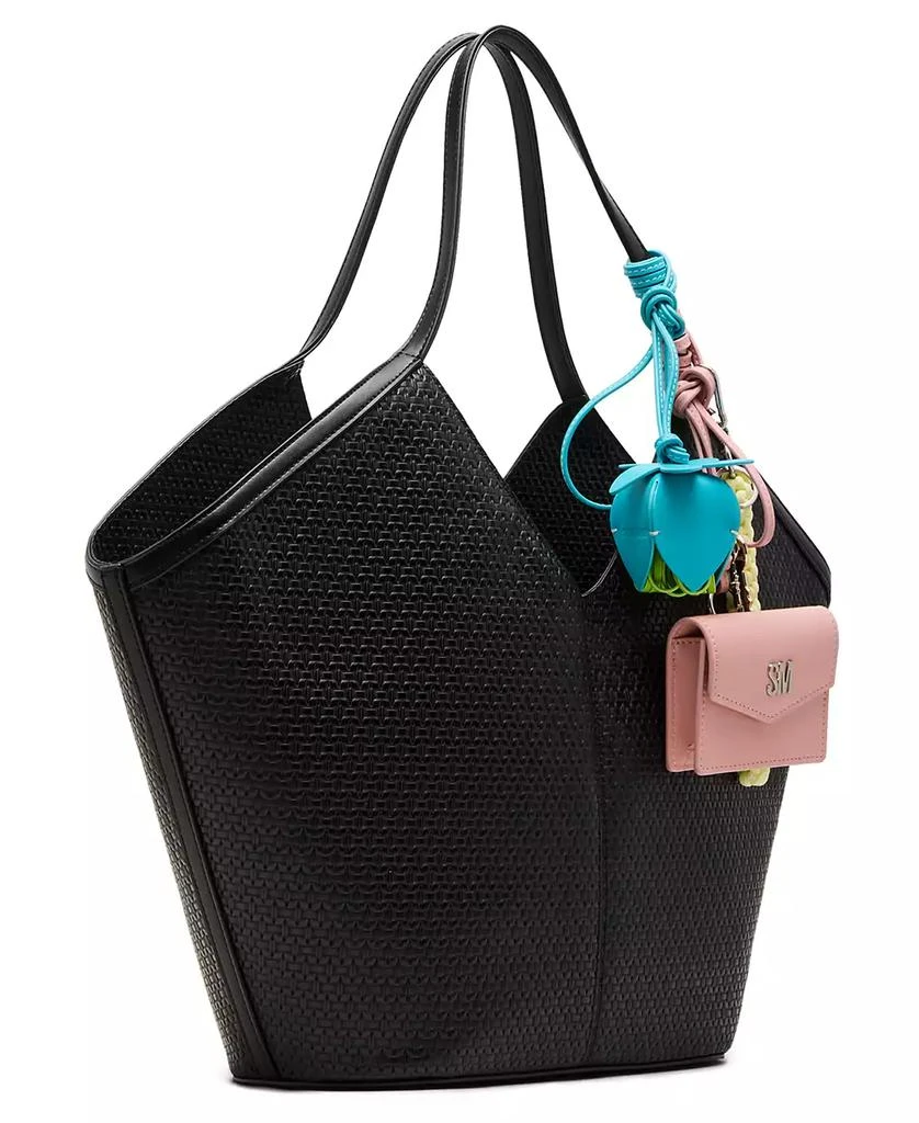 Steve Madden Maira Embossed Woven X-Large Tote Bag 3