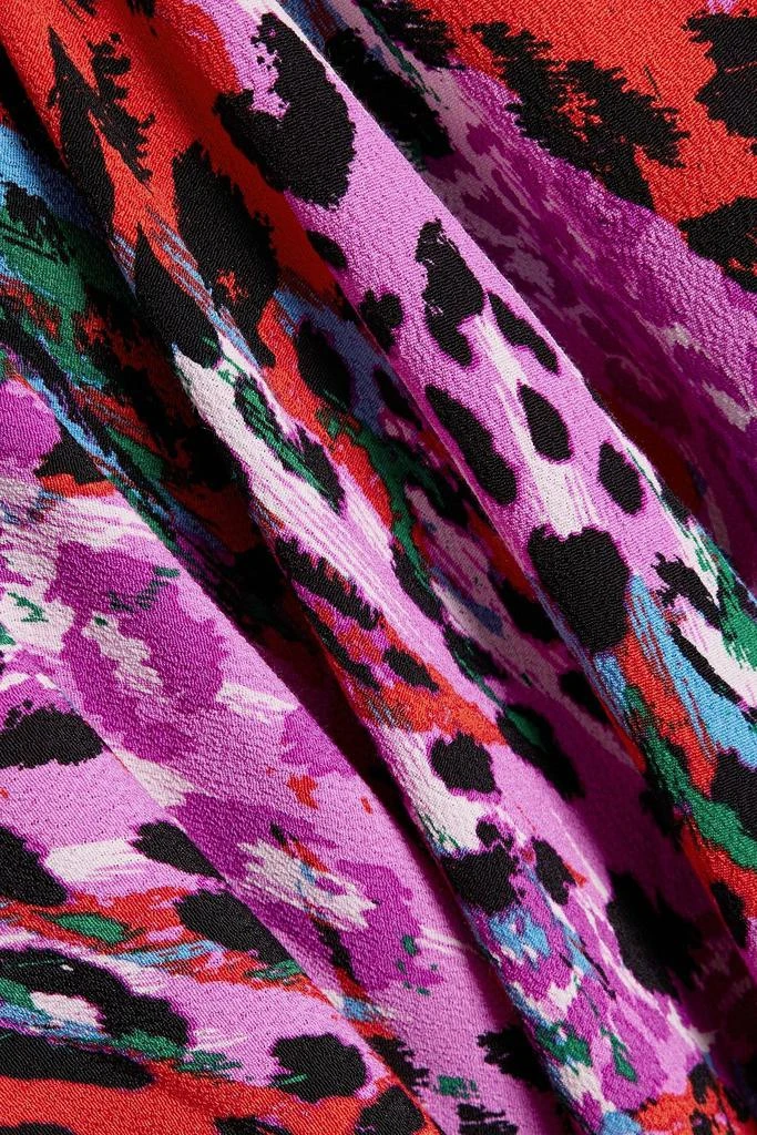 Diane von Furstenberg Eloise wrap-effect printed crepe midi dress 4