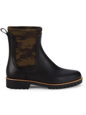 Bernardo Neoprene Camo-Print Graphic Rain Boots 1