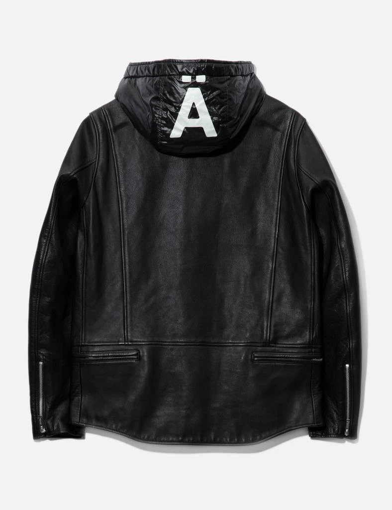 UNDERCOVER Undercover Geräusch Leather Jacket 2
