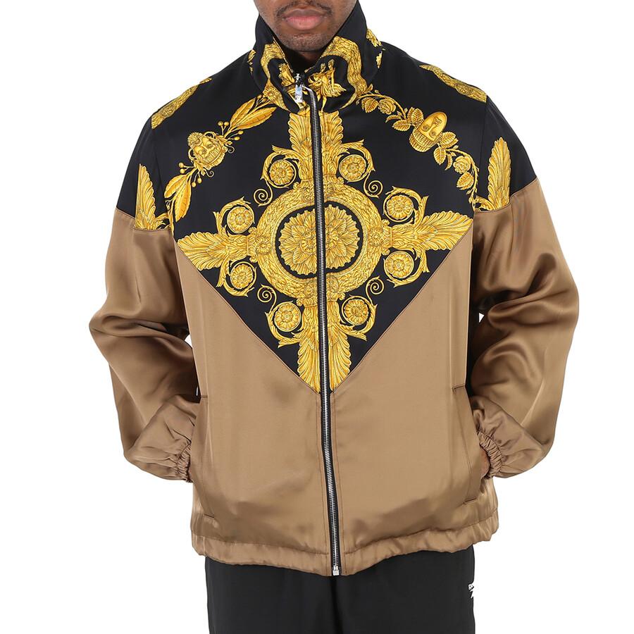 Men's Baroque Print Technical Track Jacket – On Sale Now with Up