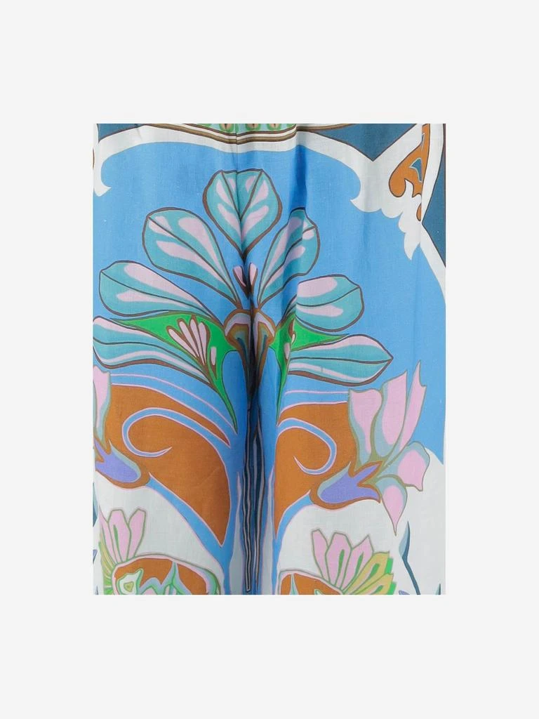 LUG VON SIGA Lug Von Siga Patterned Wide Leg Pants 2