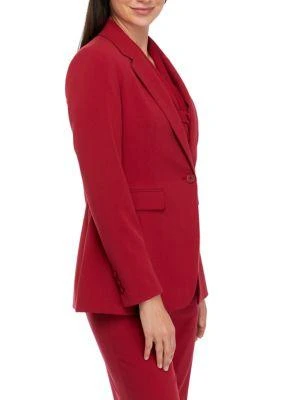 THE LIMITED Limited Petite Bi Stretch One Button Blazer 3