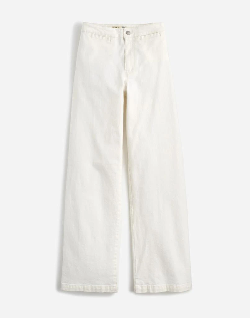 Madewell The Curvy Emmett Wide-Leg Jean in Tile White: Welt Pocket Edition 6