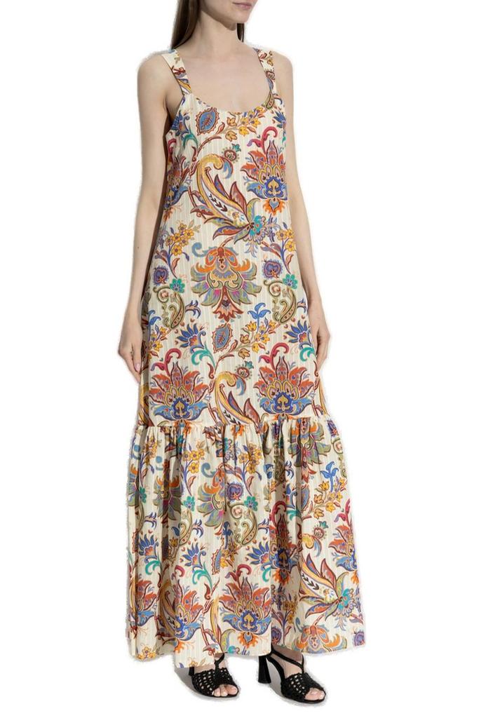 【ETRO】フローラル ペイズリー マキシ ドレス ETRO ペイズリー ドレス | レッド | FARFETCH JP