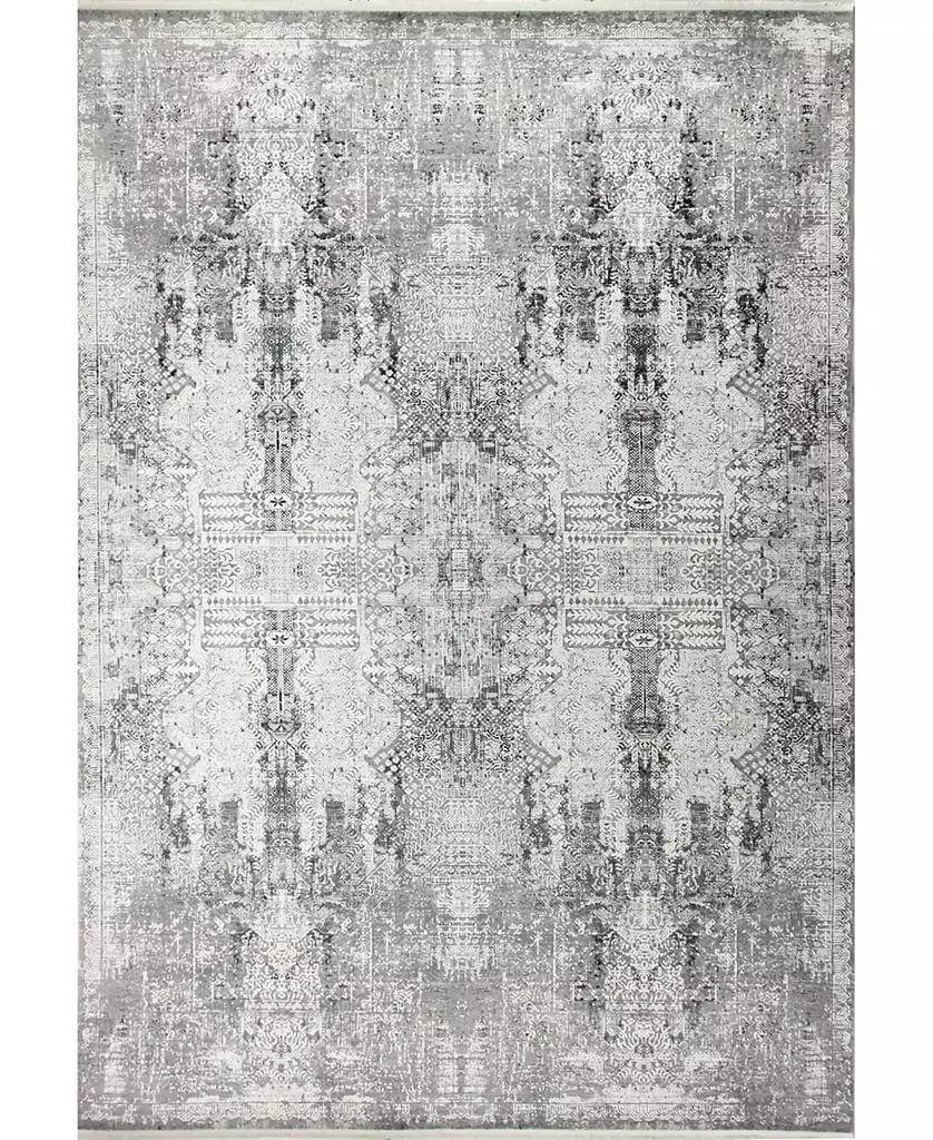 Bashian Rugs Charm Cha-07 Gray 4' x 6' Area Rug 1