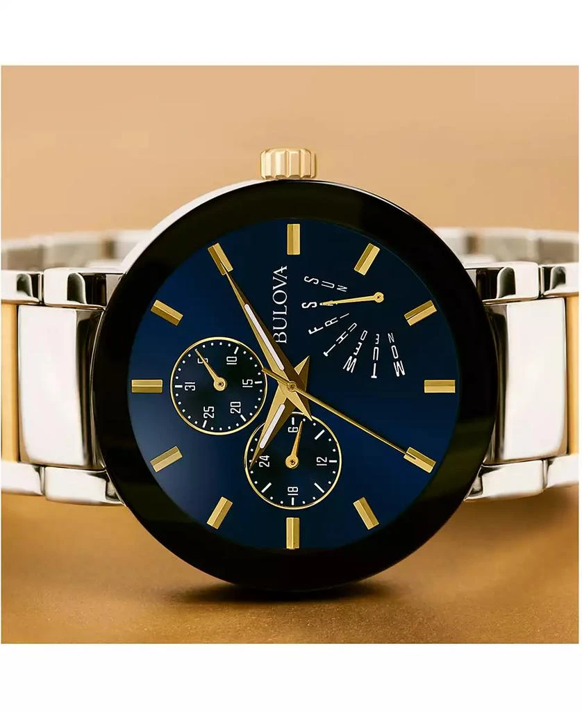 Bulova Men's Futuro Two-Tone Stainless Steel Bracelet Watch 40mm 5