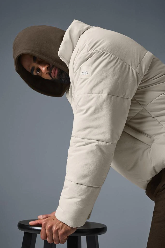 Alo Stretch Woven Street Puffer - Bone 4