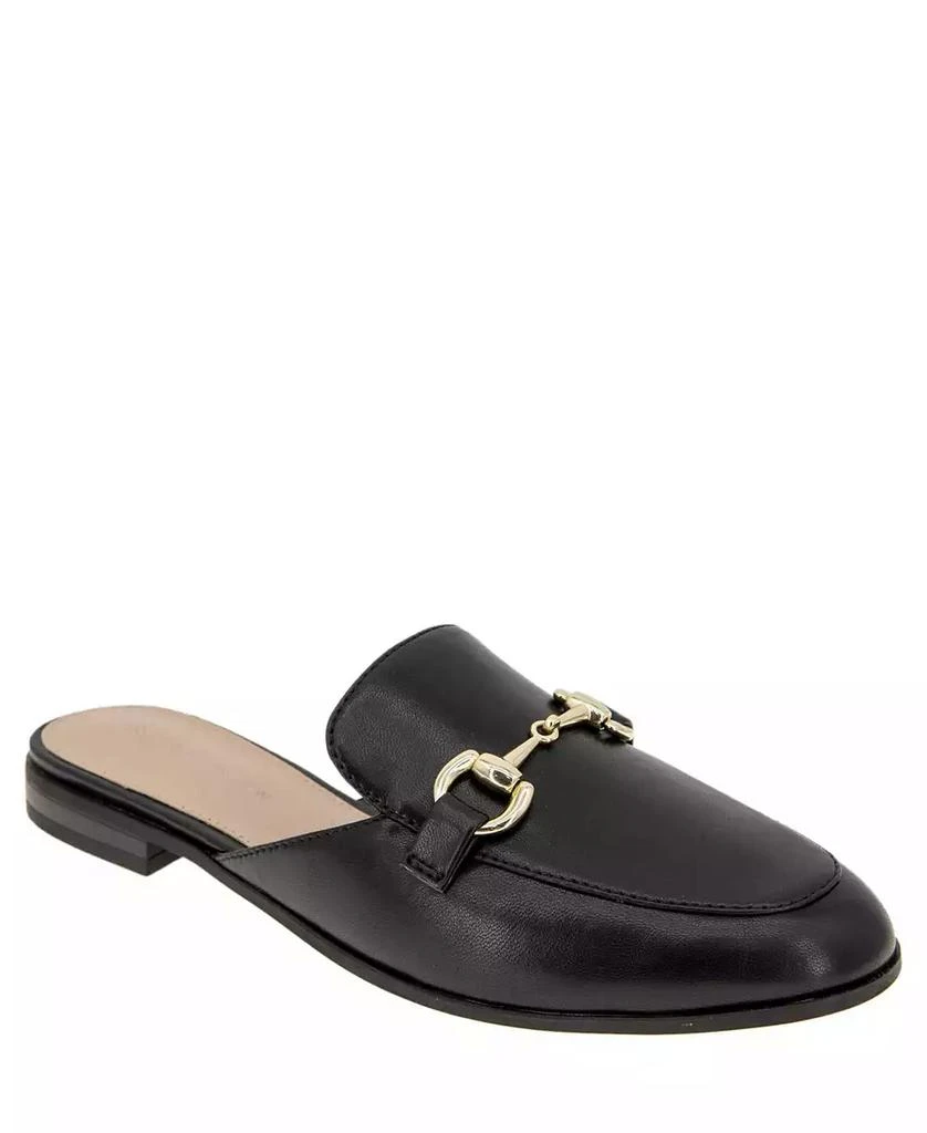 BCBG Women's Zorie Tailored Slip-On Loafer Mules 1