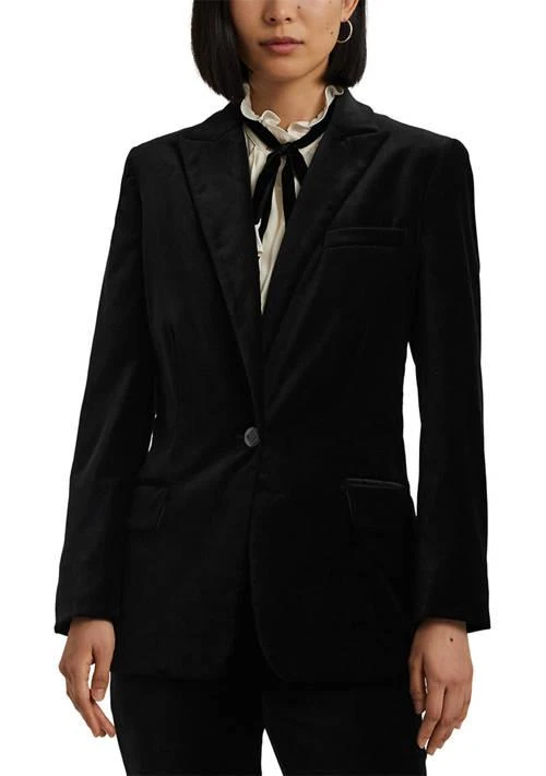 Ralph Lauren Ralph Lauren Stretch Velvet Blazer 1