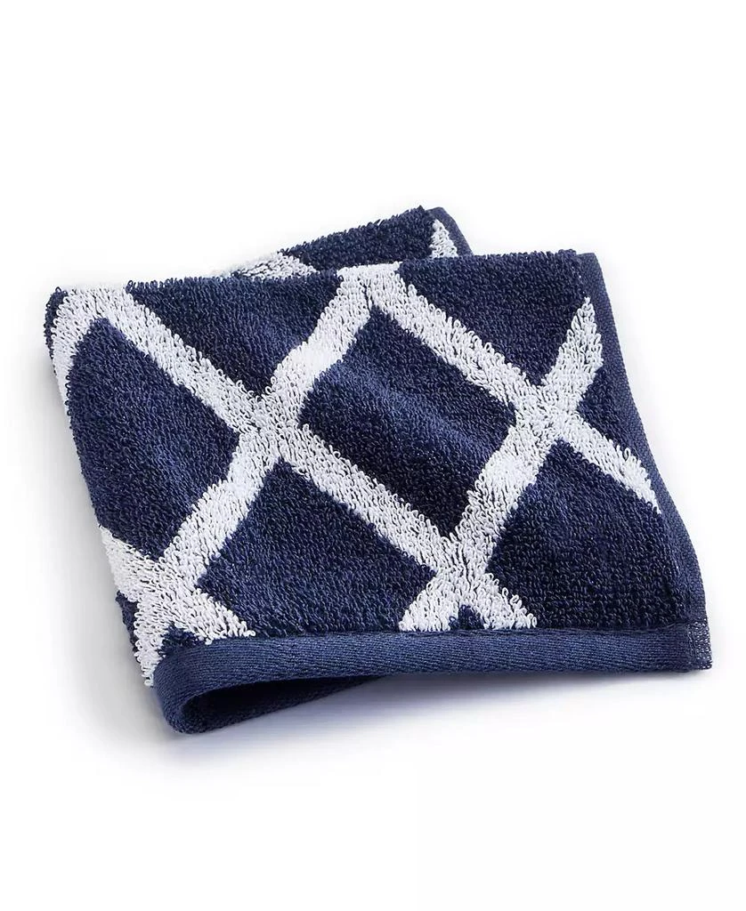 Ralph Lauren Sanders Diamond Cotton Bath Towel, 30" x 56" 1