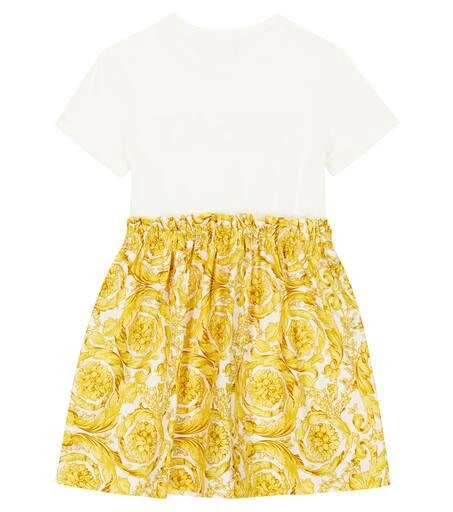 Versace Barocco cotton jersey dress 3