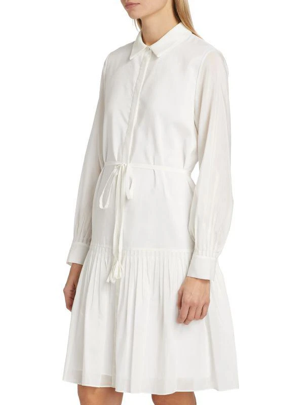 Kobi Halperin Viola Tie-Waist Cotton & Silk Minidress 3