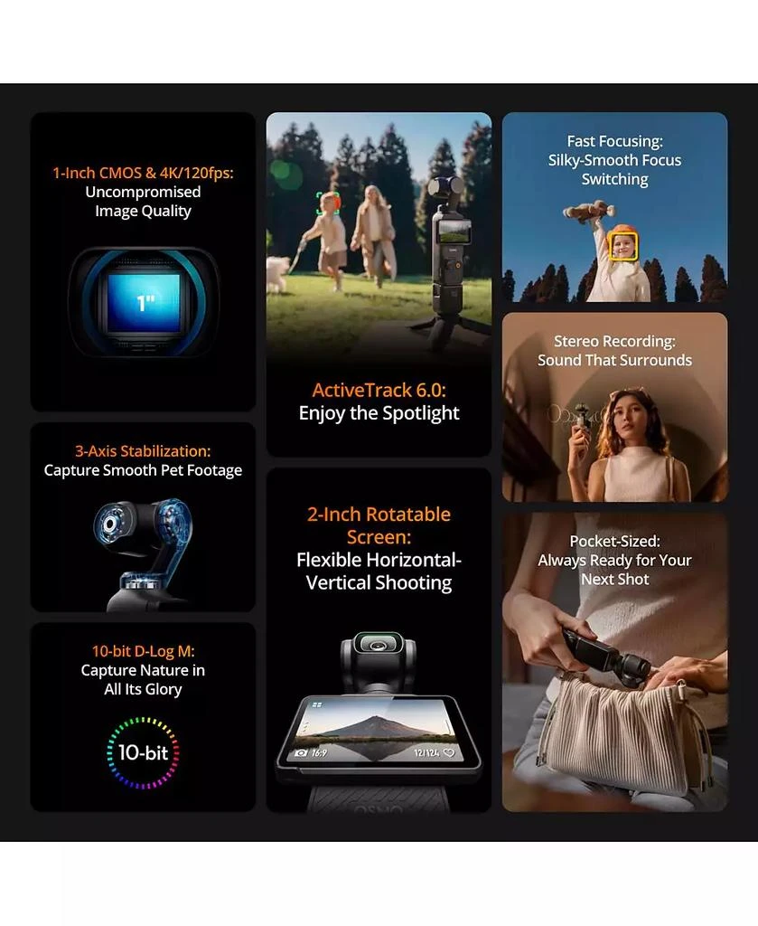 DJI Osmo Pocket 3 Gimbal Camera Creator Combo 3