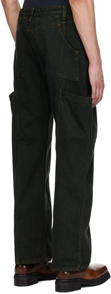 Eckhaus Latta Green Pocket Jeans 3