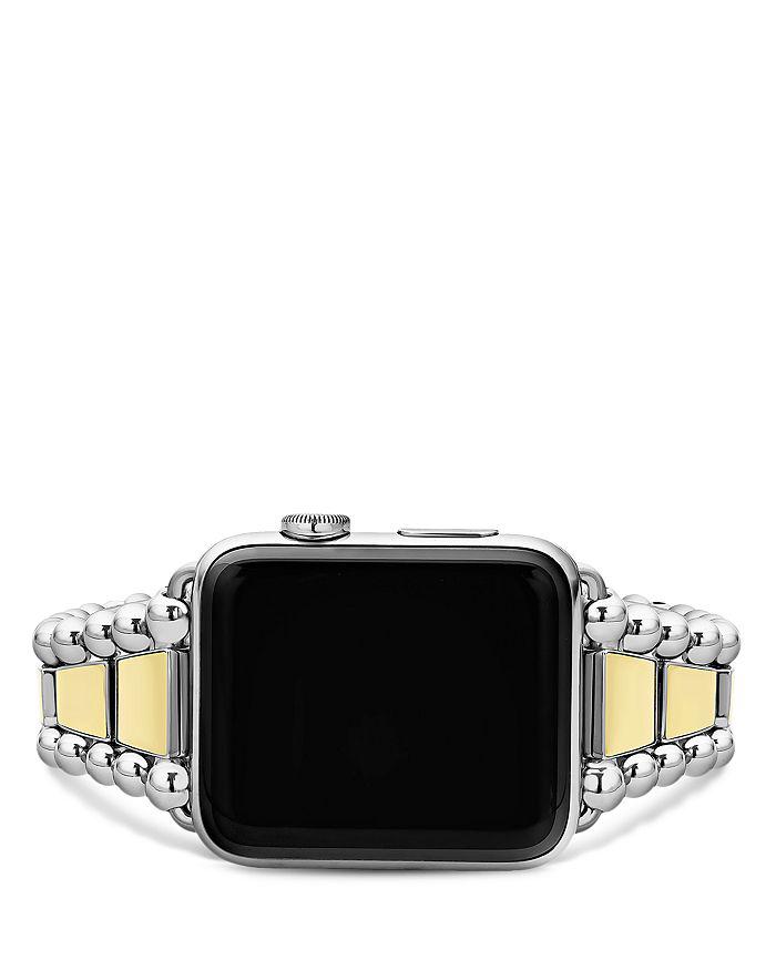 LAGOS Smart Caviar Stainless Steel 18K Gold Apple™ Watch Bracelet, 42-44mm