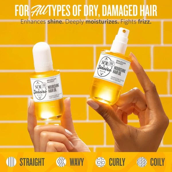Sol De Janeiro Sol de Janeiro Brazilian Glossy Nourishing Anti-Frizz Hair Oil 58ml 2