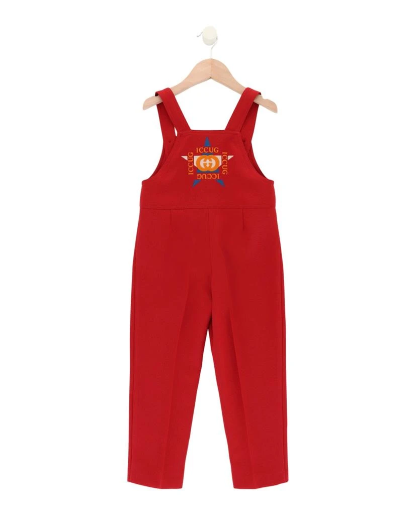 Gucci Embroidered Logo Overalls 1