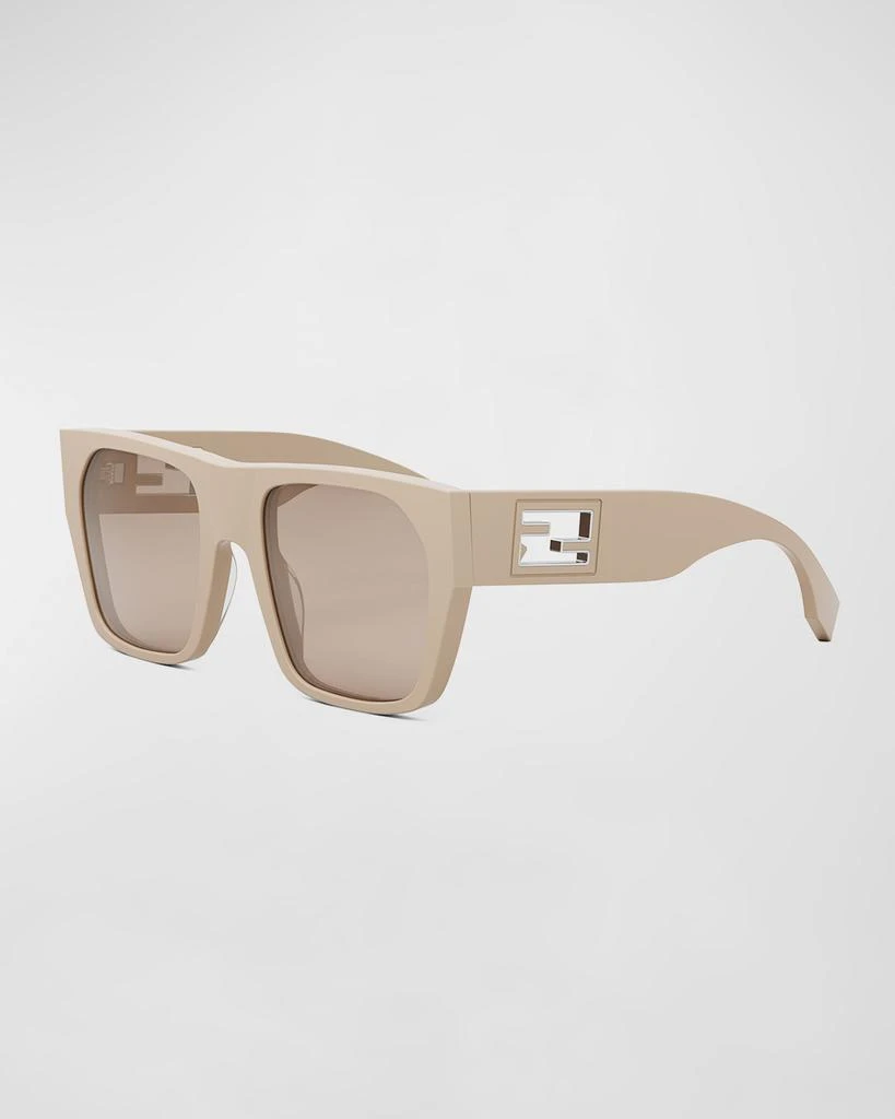 Fendi Baguette Acetate Round Sunglasses 1