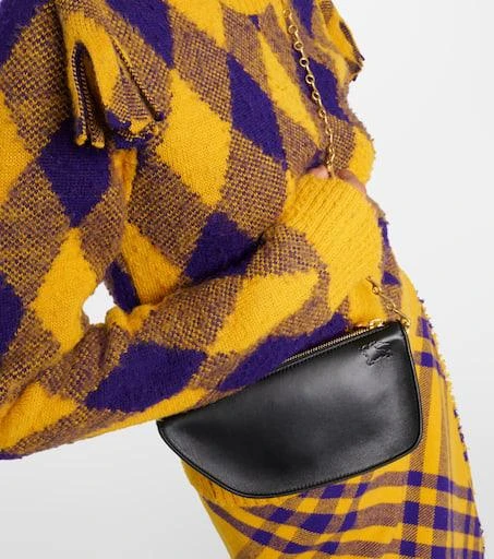 Burberry Shield Micro leather shoulder bag 2