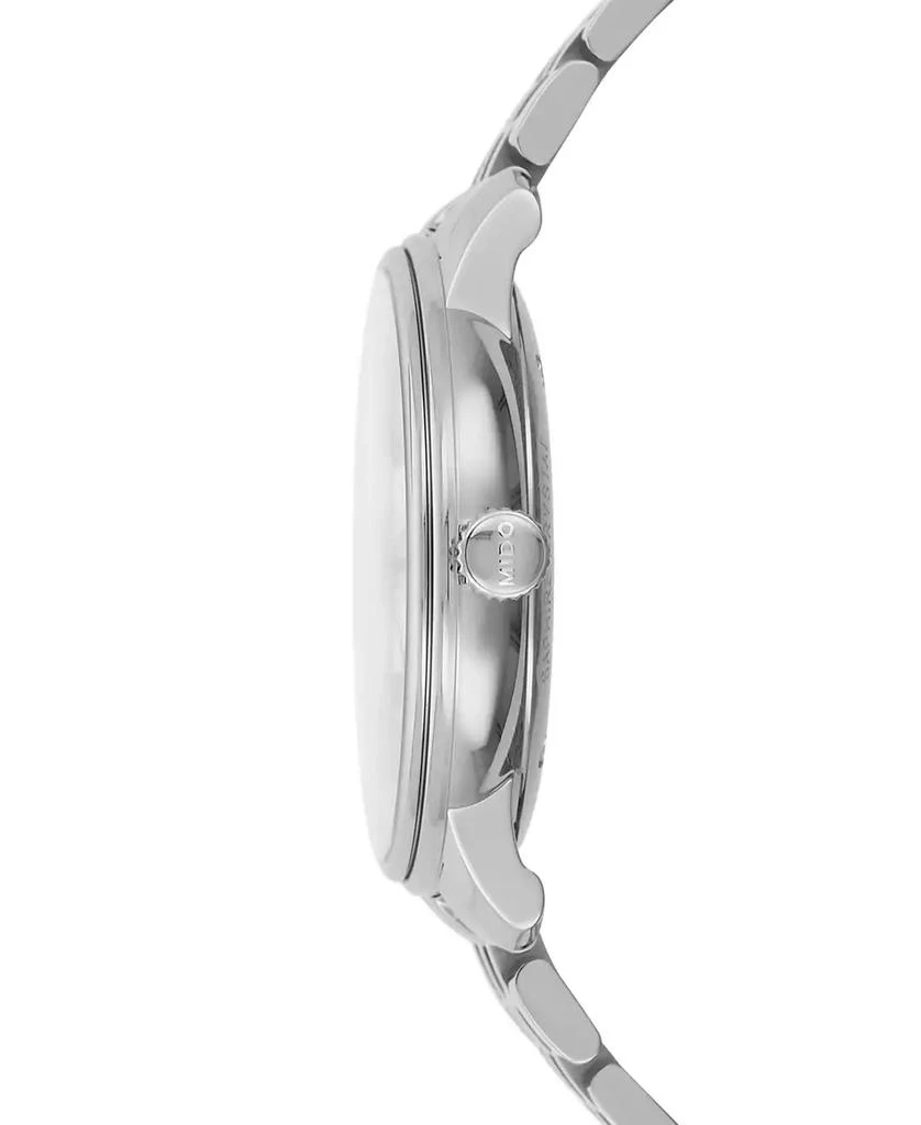 MIDO Men's Swiss Automatic Baroncelli Stainless Steel Bracelet Watch 40mm 2