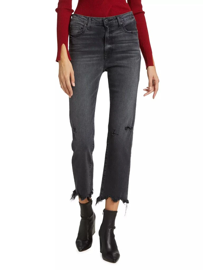 Jonathan Simkhai Standard River High Rise Straight-Leg Jeans 3