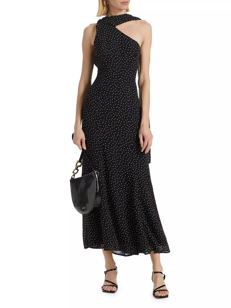 Reformation Rosalynn Polka dot Sleeveless Maxi Dress 2