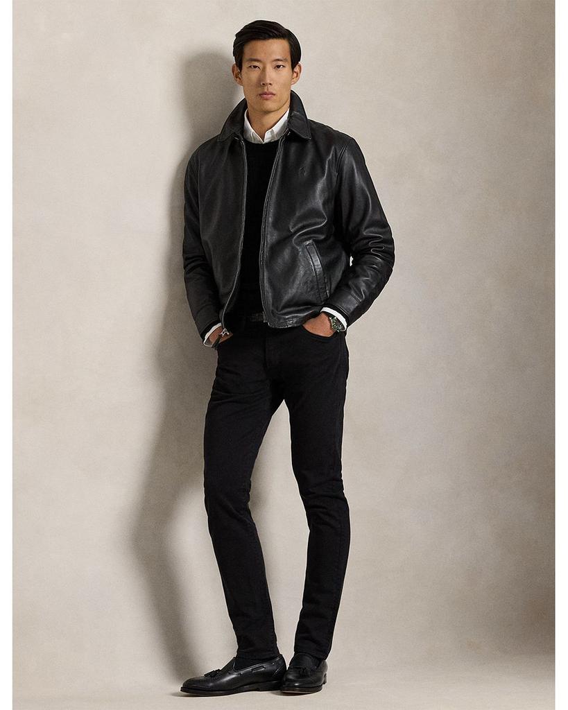 Ralph Lauren Maxwell Lambskin Leather Zip Jacket - Jackets - Free