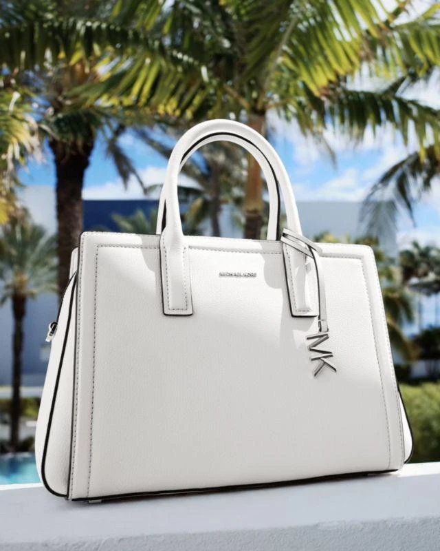 Michael Kors Laila Medium Leather Satchel 5