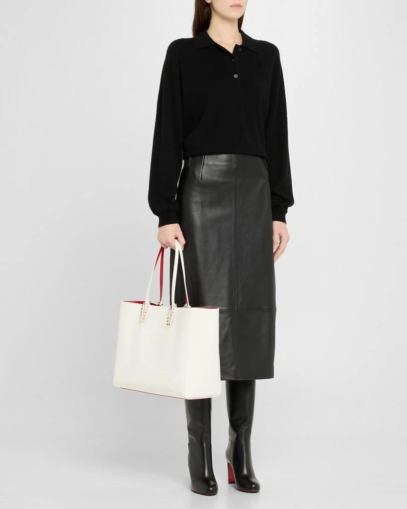 Christian Louboutin Cabata Soft Large Tote Bag in Grained Leather 5