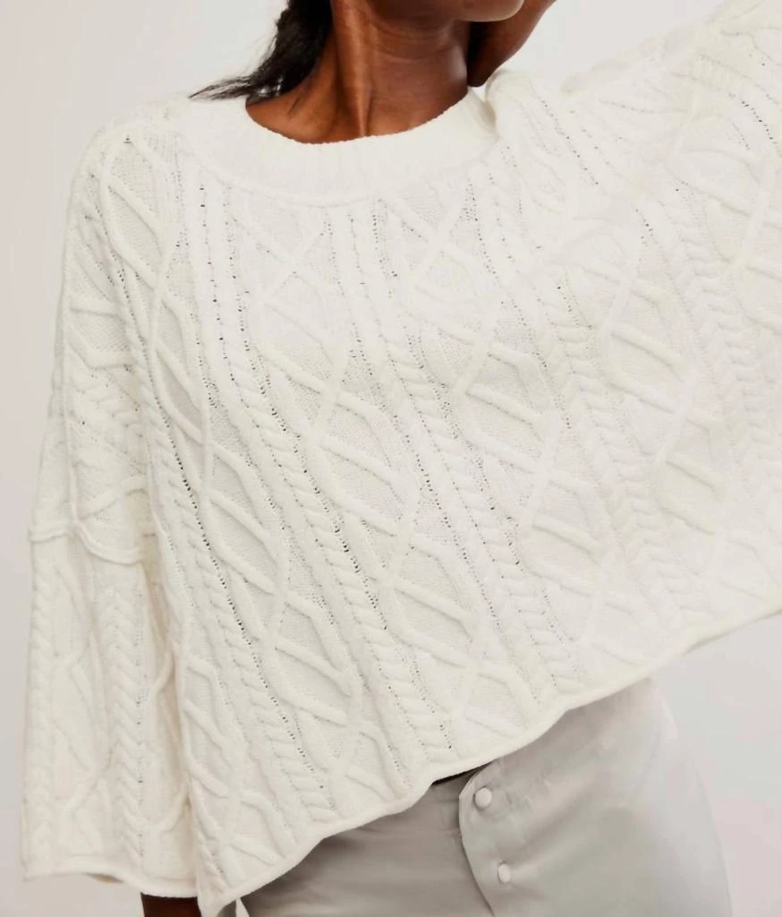 Free People Free People - Washed Ashore Oversized Cotton Crewneck Sweater 4