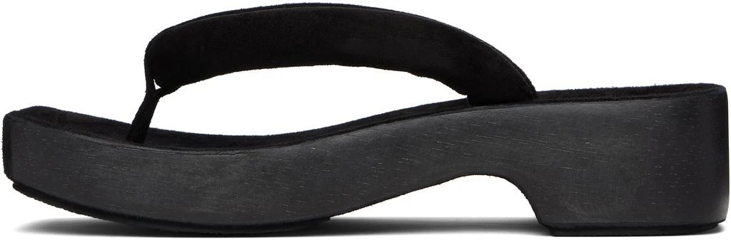 LAUREN MANOOGIAN Black Zori Sandals 3