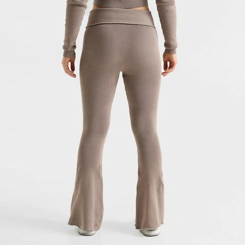 DailySZN Women's DAILYSZN Knit Flare Pants 4