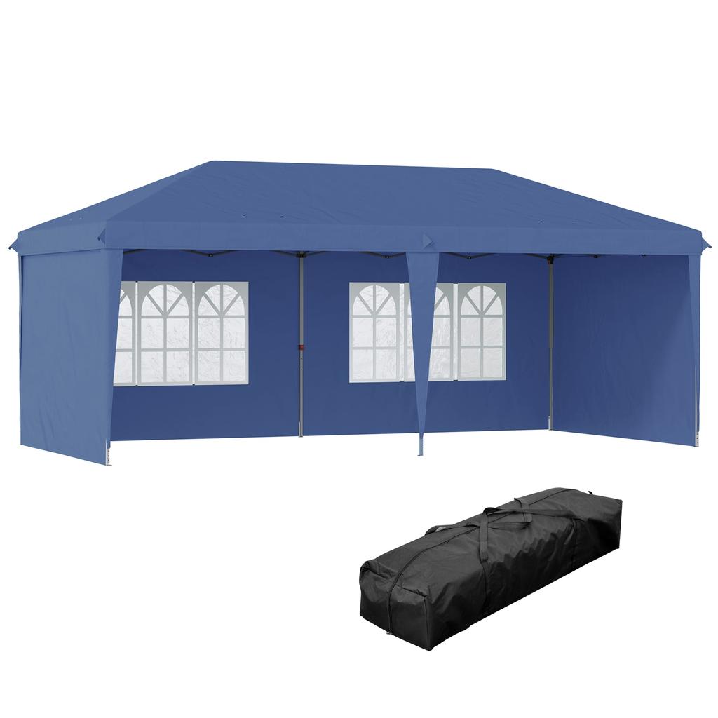 Streamdale Furniture Streamdale 10
 x 20
 Pop Up Canopy Tent with 4 Sidewalls