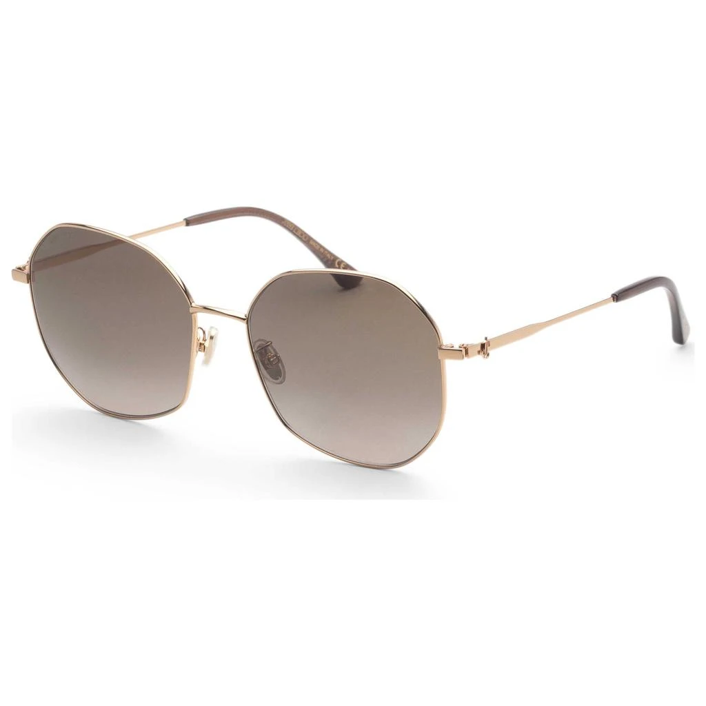 Brand new in box Jimmy Choo Astra 58 mm Sunglasses JIMMY CHOO ASTRA/F/SK DDB 2S Gold/Pink Silver Mirror 58-17  main image 4