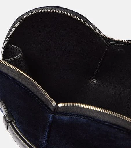 Alaïa Le Cœur velvet heart clutch 3