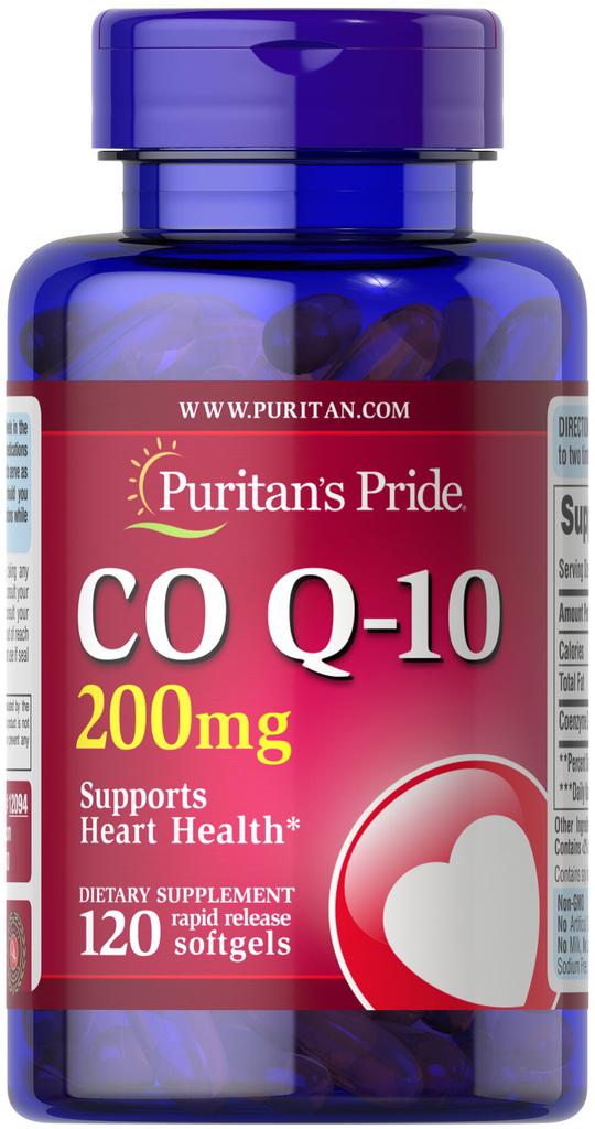 Puritan's Pride Q-SORB Co Q-10 200 mg 120  Softgels