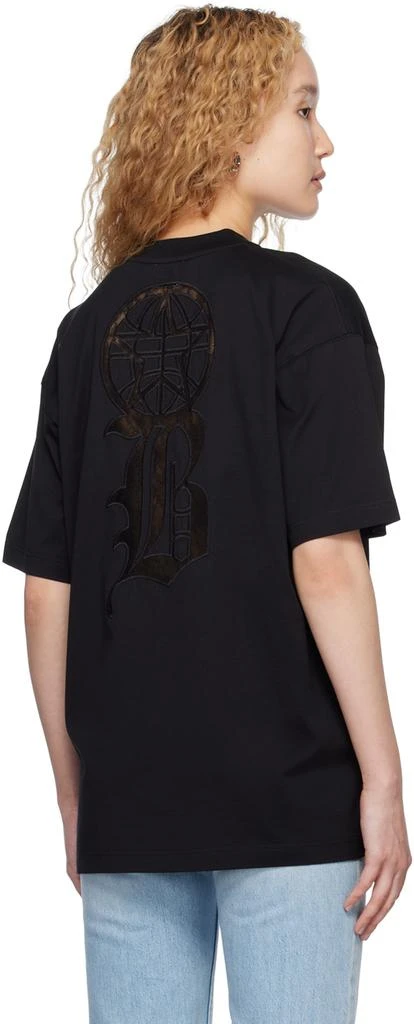 Burberry Black Oversized T-Shirt 3