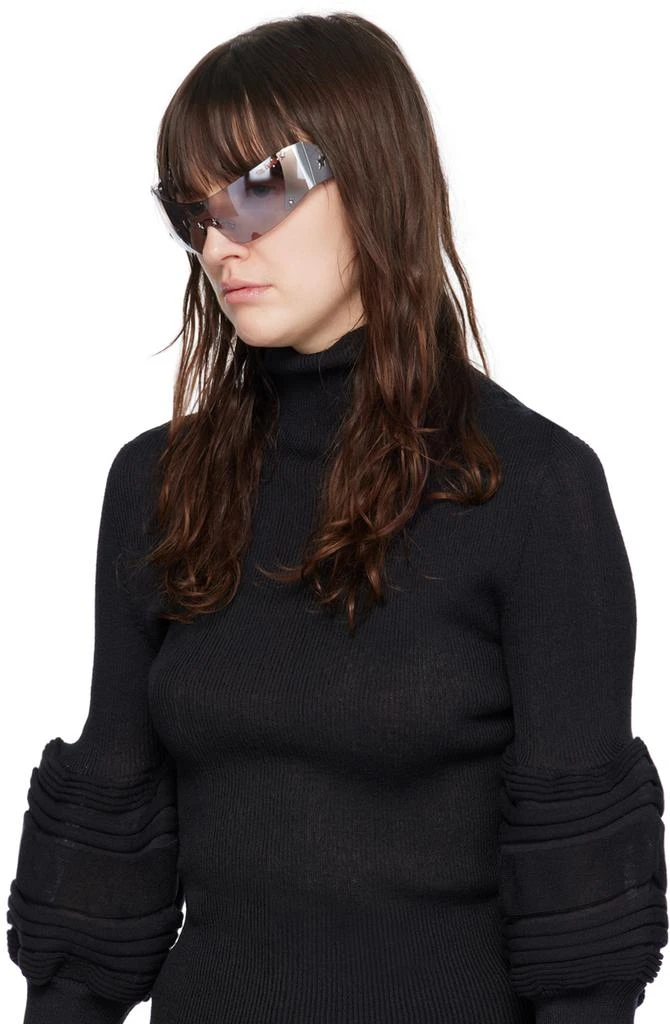 Le Specs Silver Ian Charms Edition I Am A Rich Man Sunglasses 4