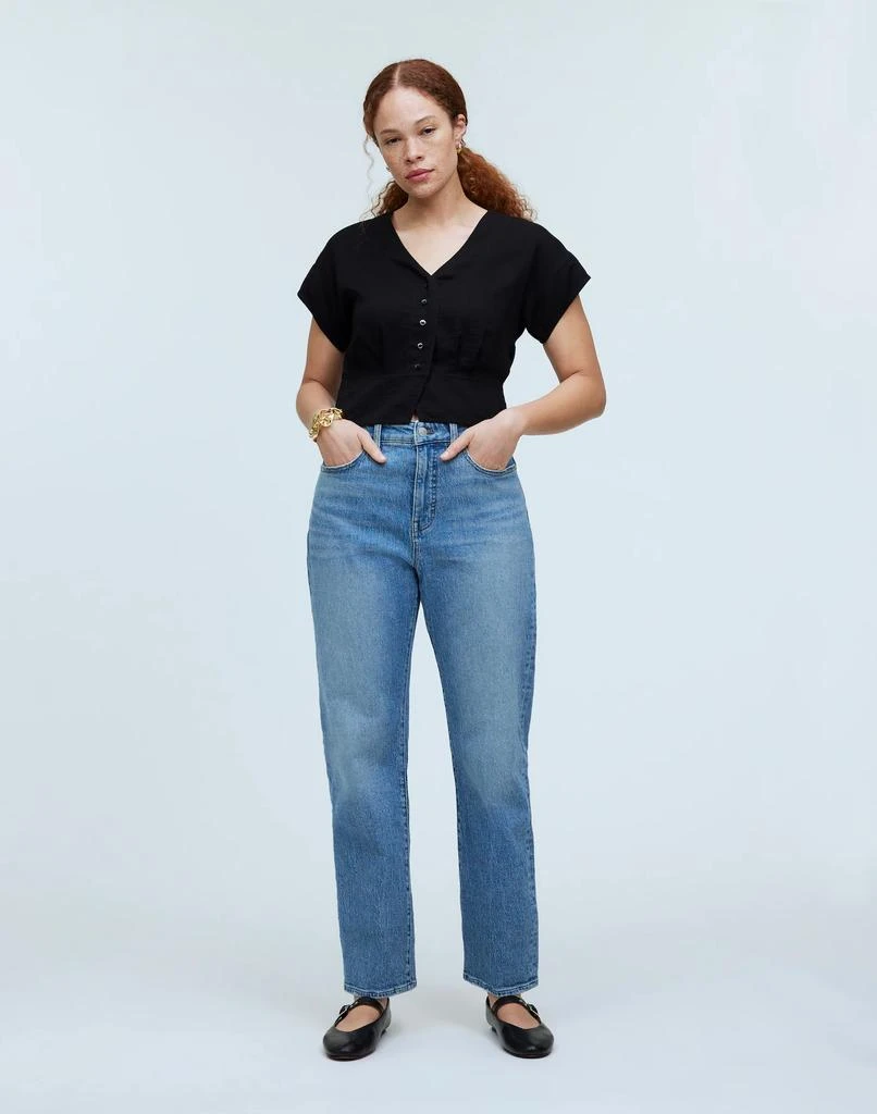 Madewell Pleated Short-Sleeve Top 2