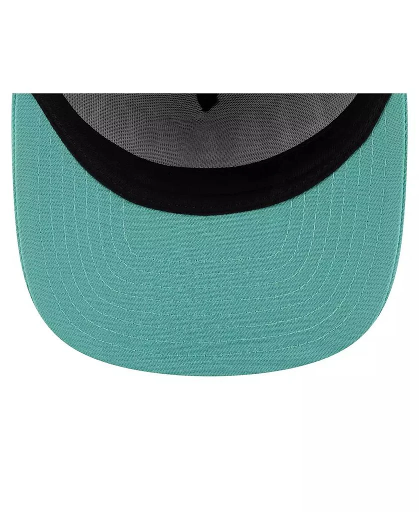 New Era Men's and Women's Black/Green New York Liberty 2025 WNBA Draft A-Frame 9FIFTY Snapback Hat 5