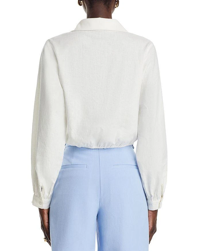 AQUA Crossover Front Blouse - 100% Exclusive 3