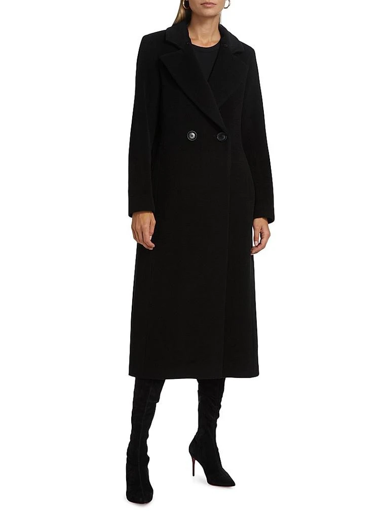 Mercer Collective Madison Fur Collar Maxi Wool Coat 6